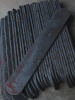 Кованая заготовка для ножа, поковка 9хс, 300/30/3мм